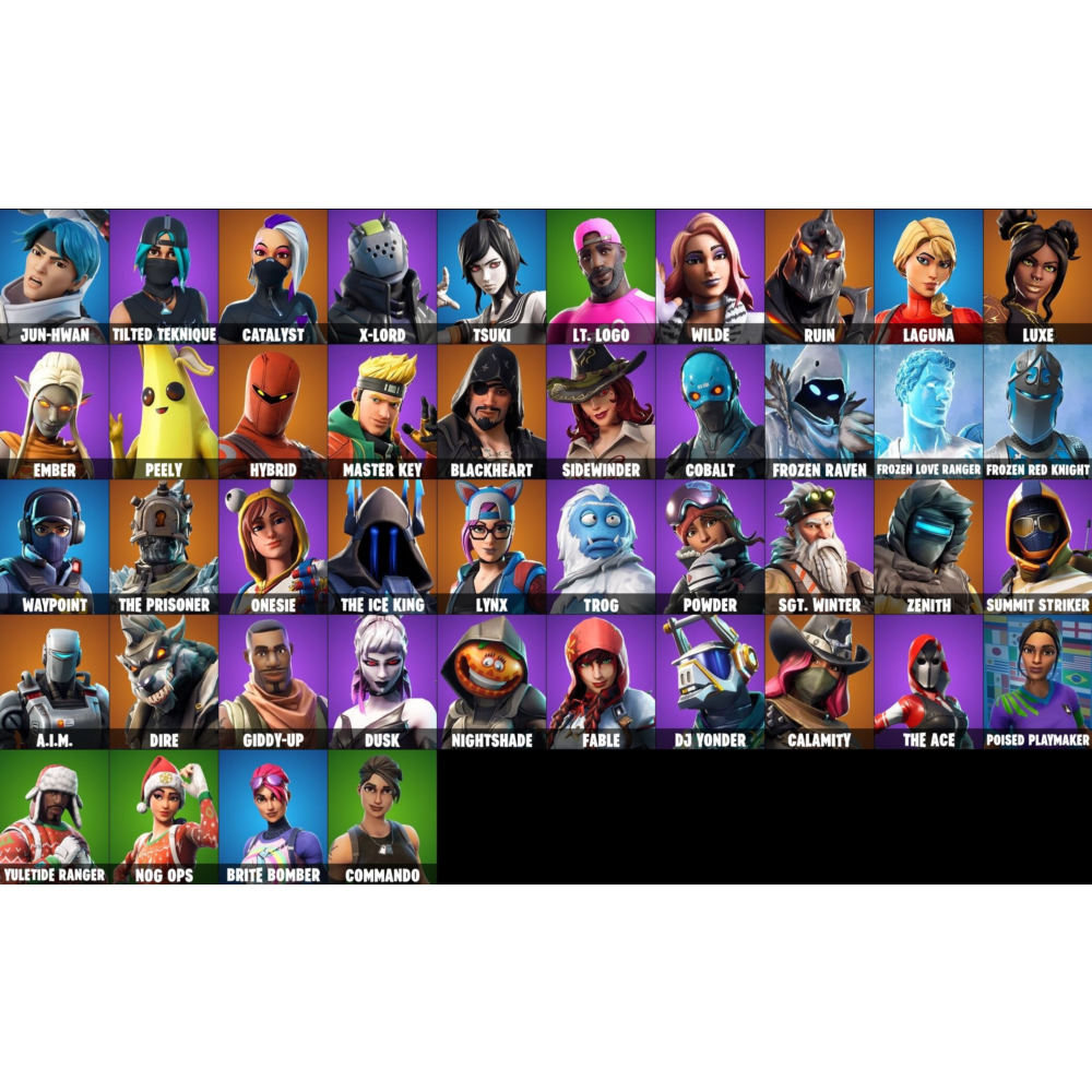 FORTNITE 45+ ОБЛИЦОВ АККАУНТ|OG FROZEN PACK| + Почта