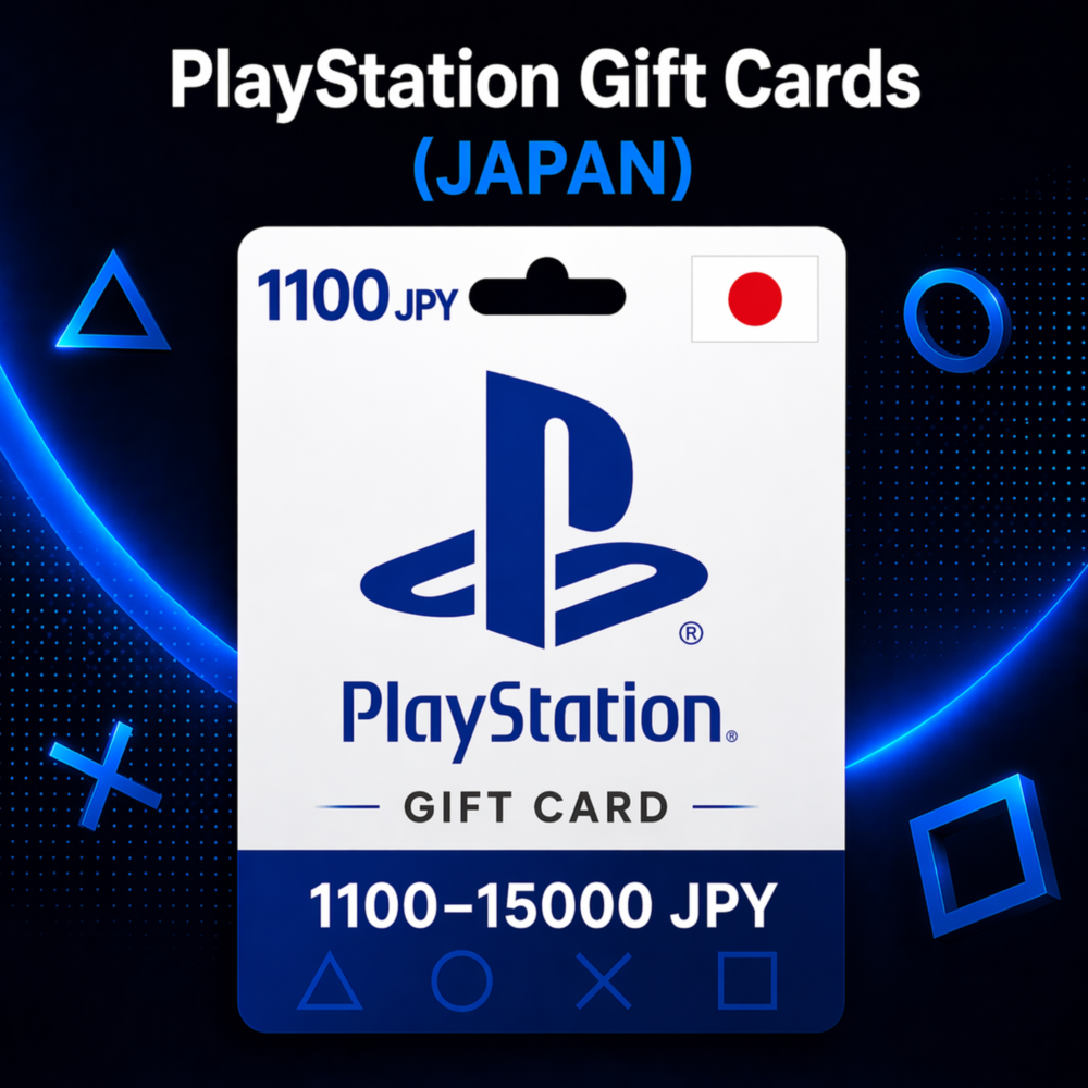PlayStation Gift Cards Япония (JP) 1100–15000 JPY | Коды пополнения PSN
