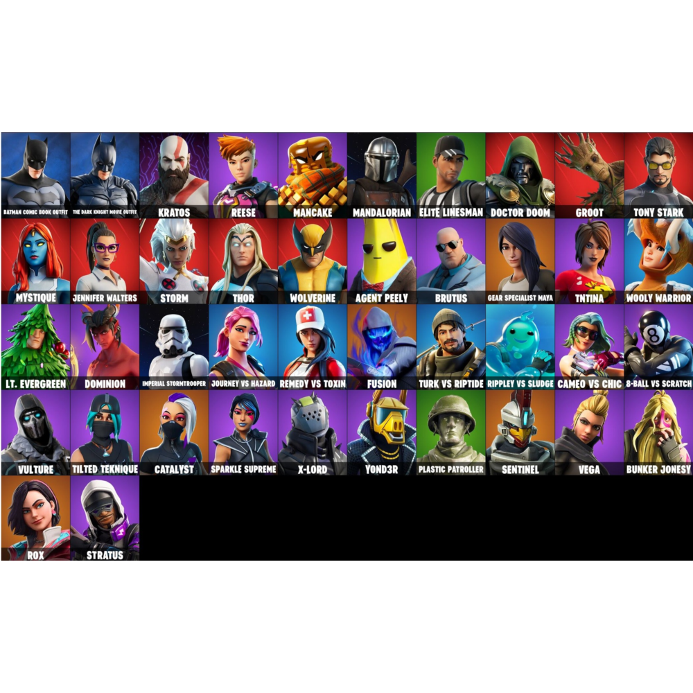 FORTNITE🎮42+ СКИНОВ АККАУНТА |OG KRATOS | + ПОЧТА