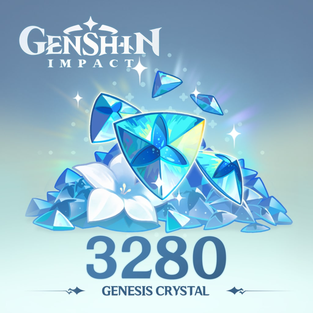 Genshin Impact: Кристаллы Сотворения ×3280 ПСН