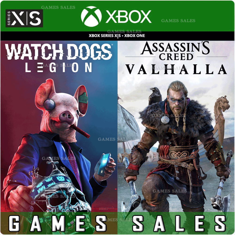 ✅❤️ASSASSIN’S CREED VALHALLA+WATCH DOGS: LEGION❤️XBOX✅