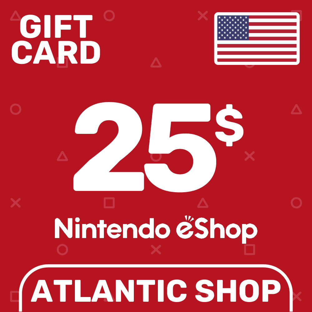 ⭐️Nintendo eShop 25$ (USD) США
