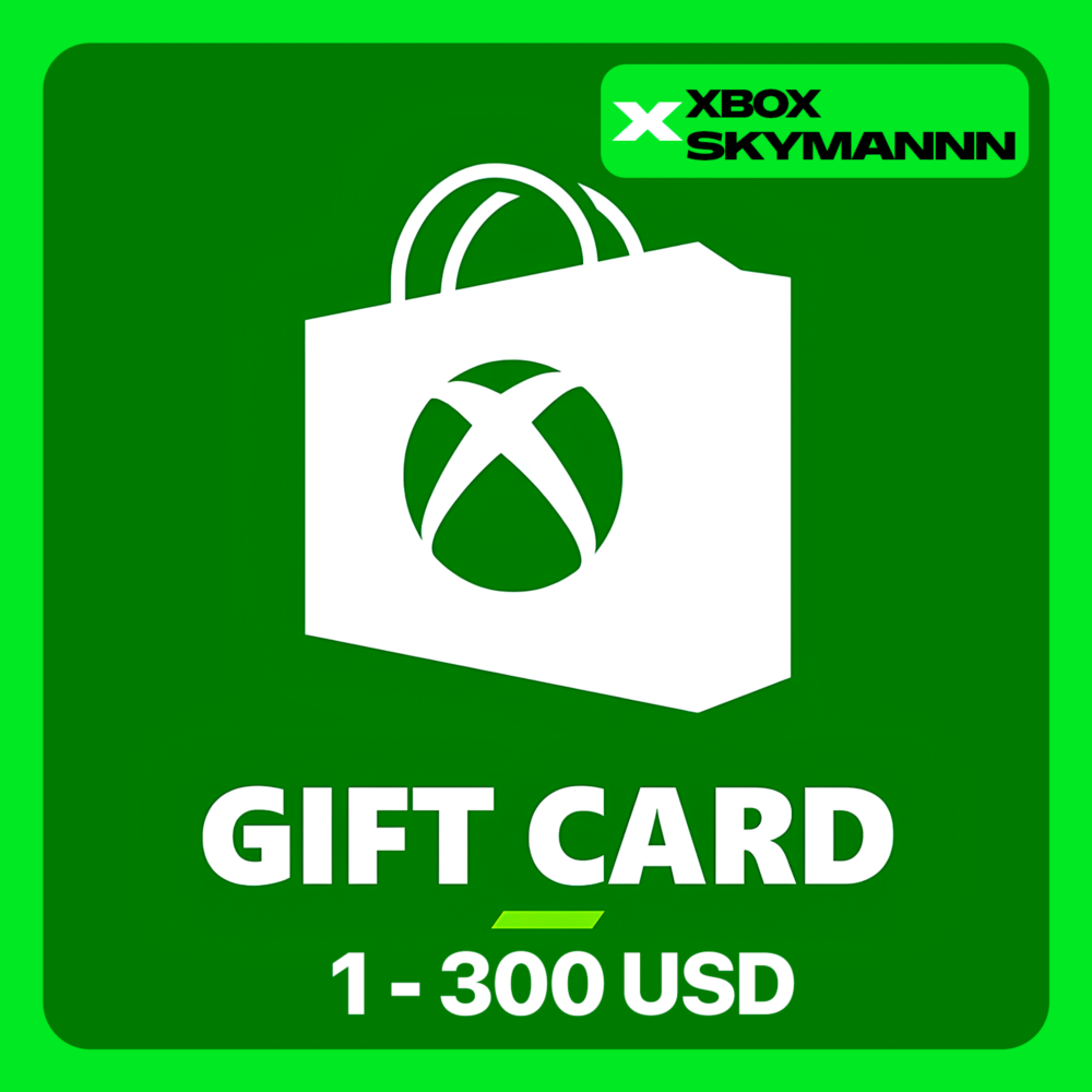 ⭐ПОДАРОЧНАЯ КАРТА XBOX LIVE⭐ 1-300 $ USD USA🇺🇸 БЫСТРО