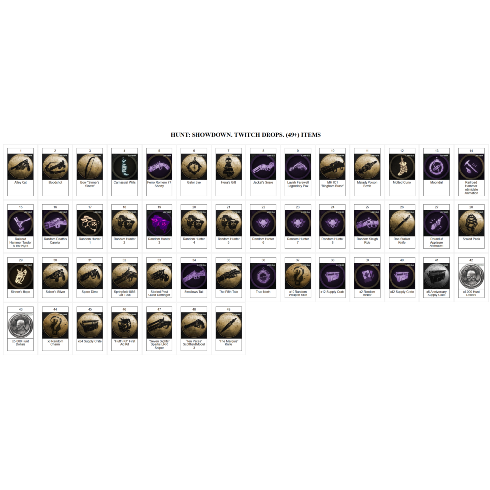 HUNT: SHOWDOWN 1896【ТВИЧ ДРОПЫ】СКИНЫ | 8 РАНДОМ ОХОТНИКОВ