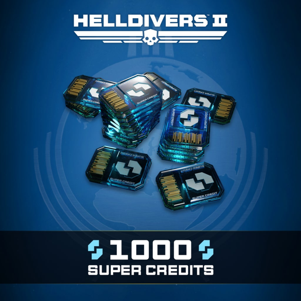 HELLDIVERS™ 2: 1000 супер-кредитов ПСН PLAYSTATION