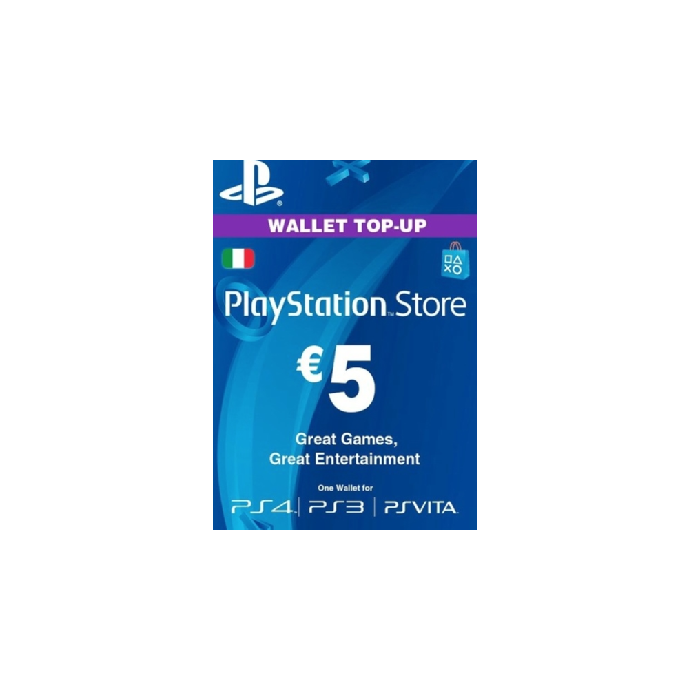 PLAYSTATION NETWORK (PSN) - 5€ EUR (ITA , Италия) 🎁