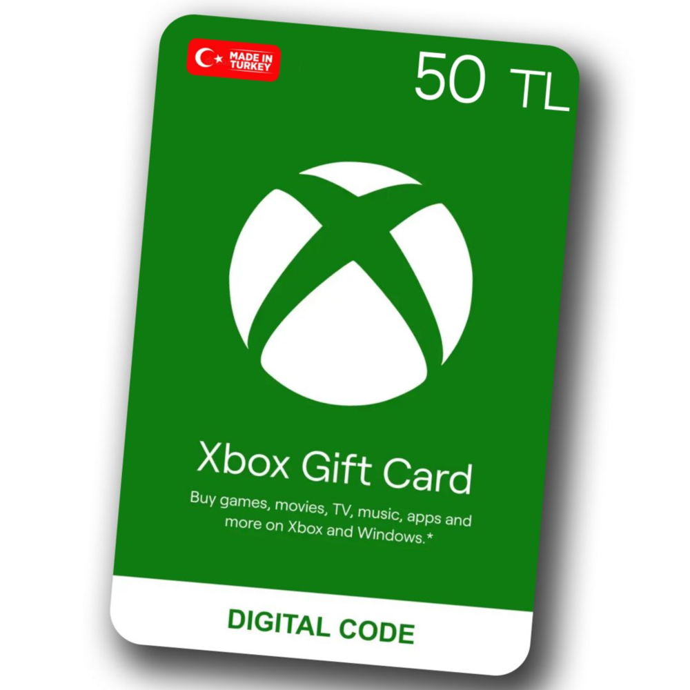 ✅ Подарочная карта Xbox Live 🔥 50 TL (ТУРЦИЯ) 💳 0 %