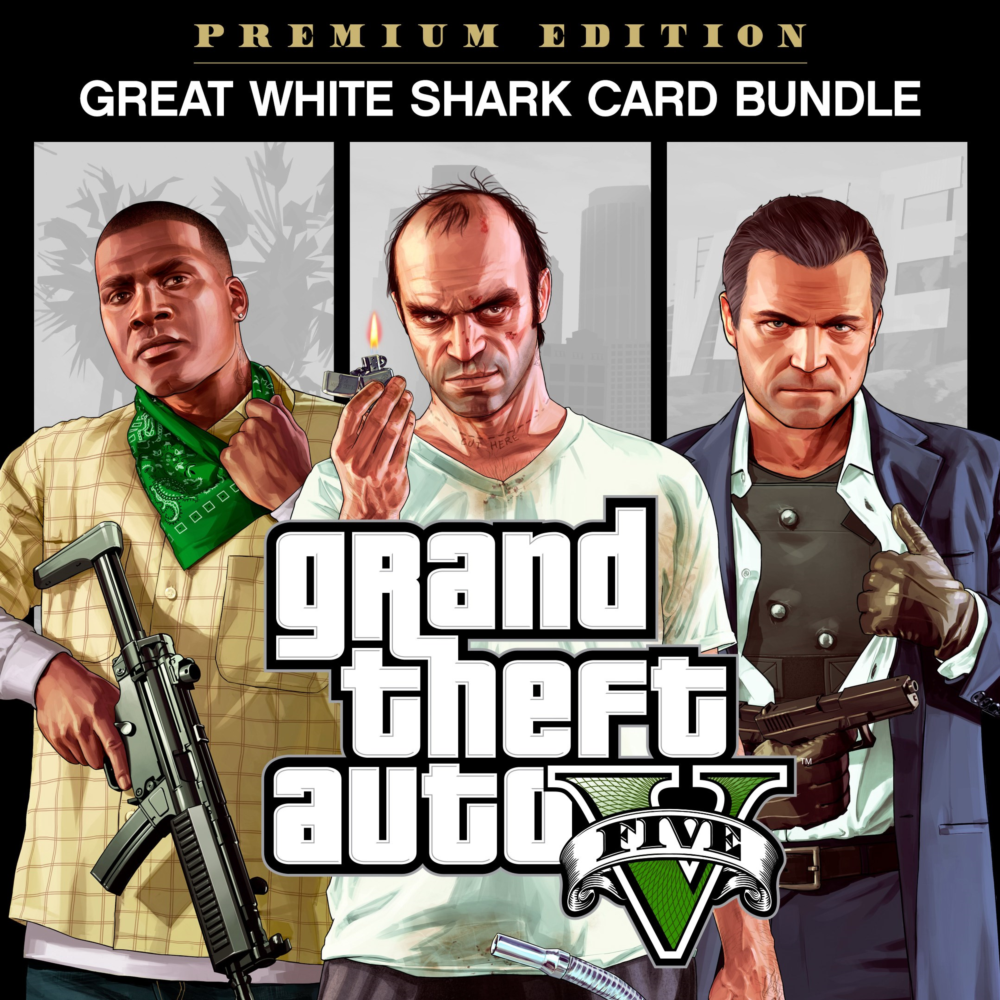 Grand Theft Auto V: Premium Edition & Great White Shark Card Bundle | XBOX | На любой