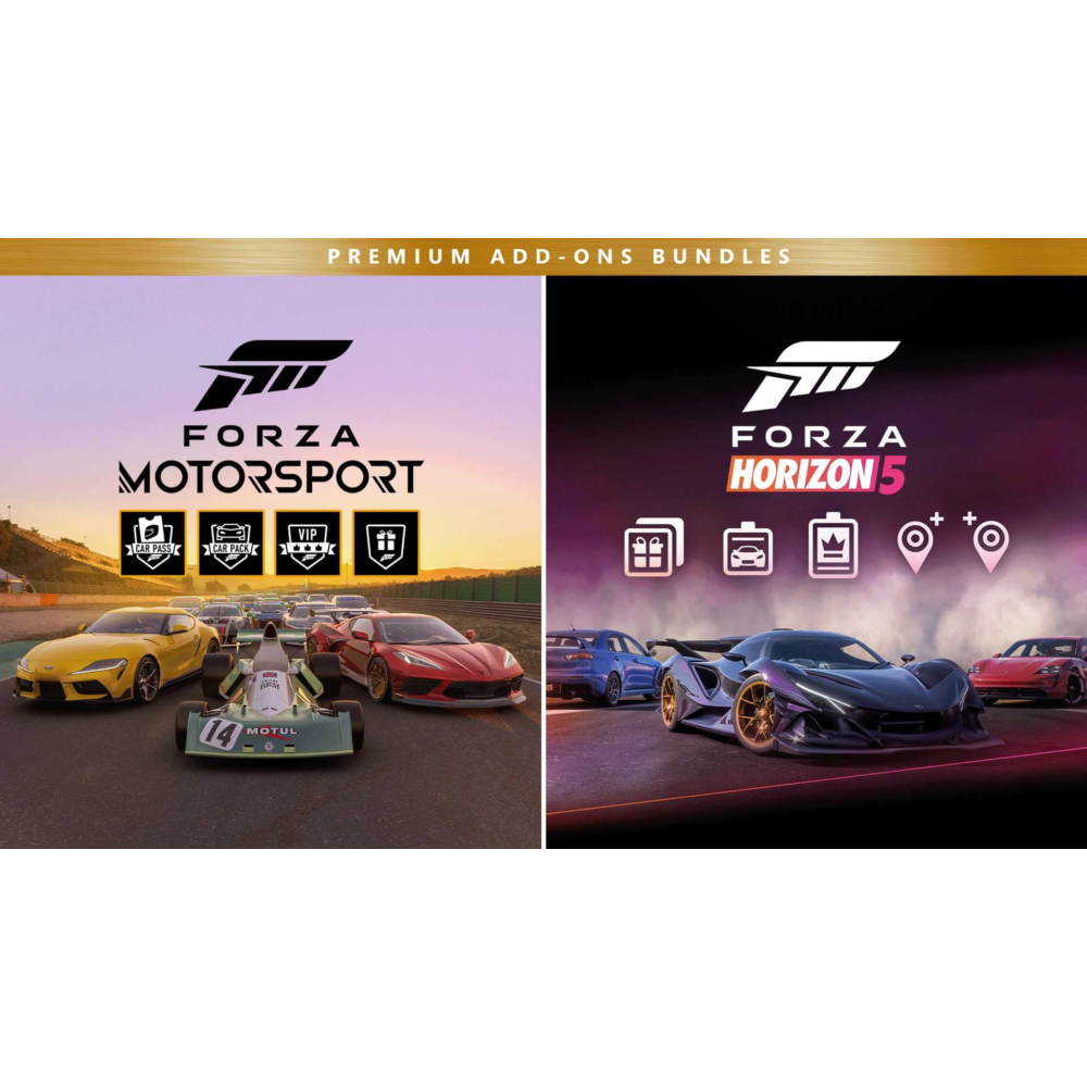 🎮FORZA MOTORSPORT AND HORIZON 5 PREMIUM ADD-ONS🔑XBOX