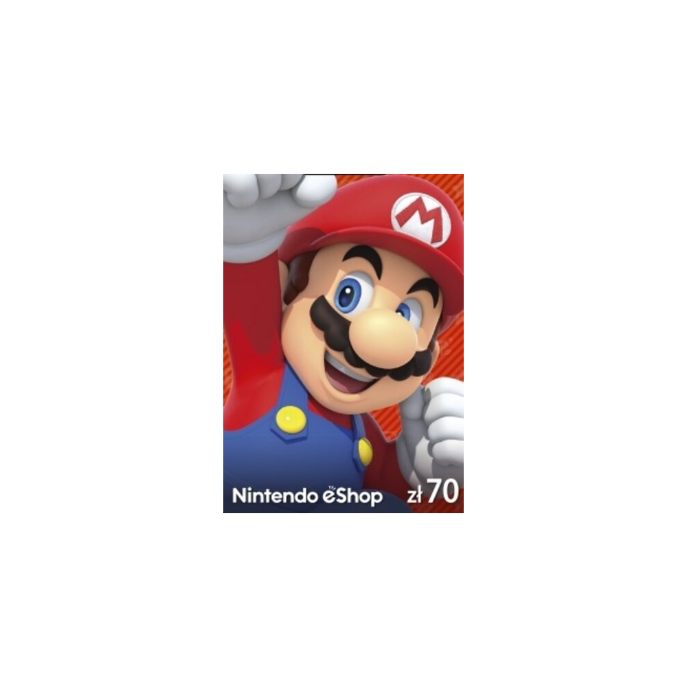 Nintendo eShop💳Card 70 PLN злотых⚡Key🍄Нинтендо⚡Польша