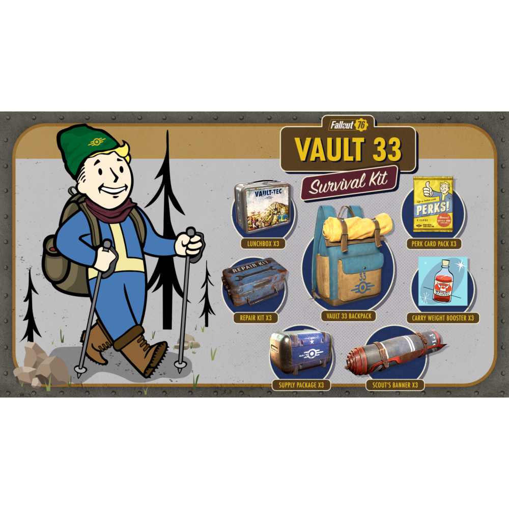 💖 Fallout 76 Vault 33 Survival Pack ⚡ Ключ для Xbox/PC