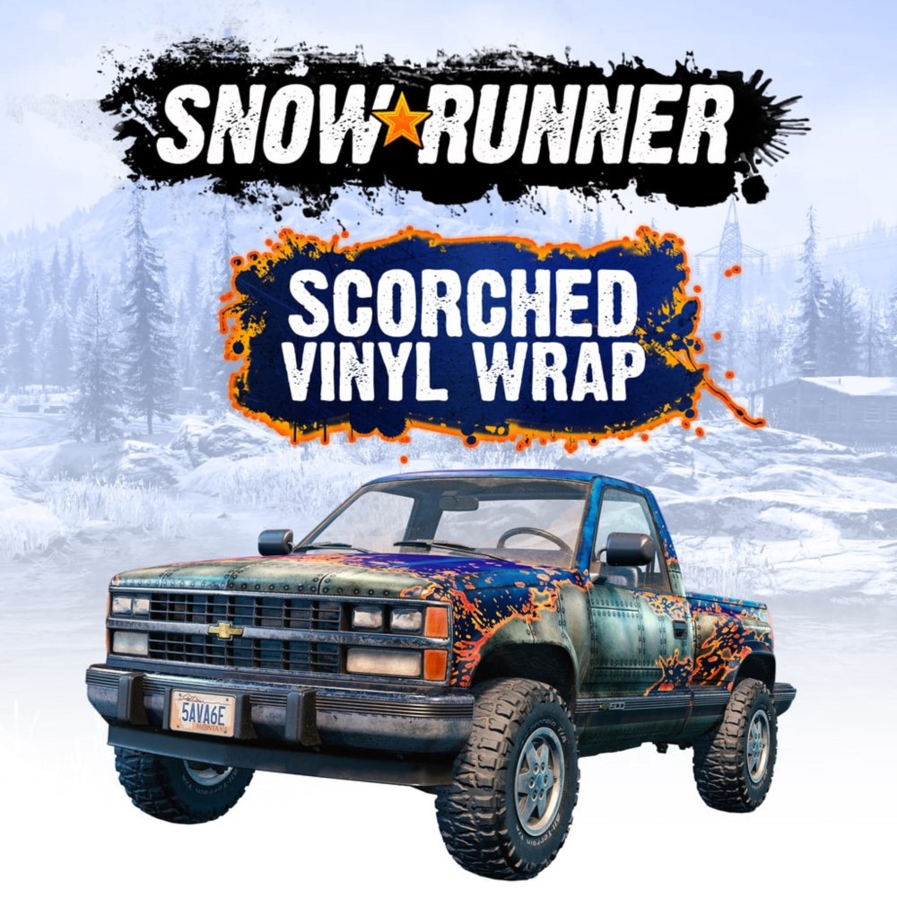 ✅SnowRunner - Scorched Vinyl Wrap✅PS4✅PS5✅ПСН
