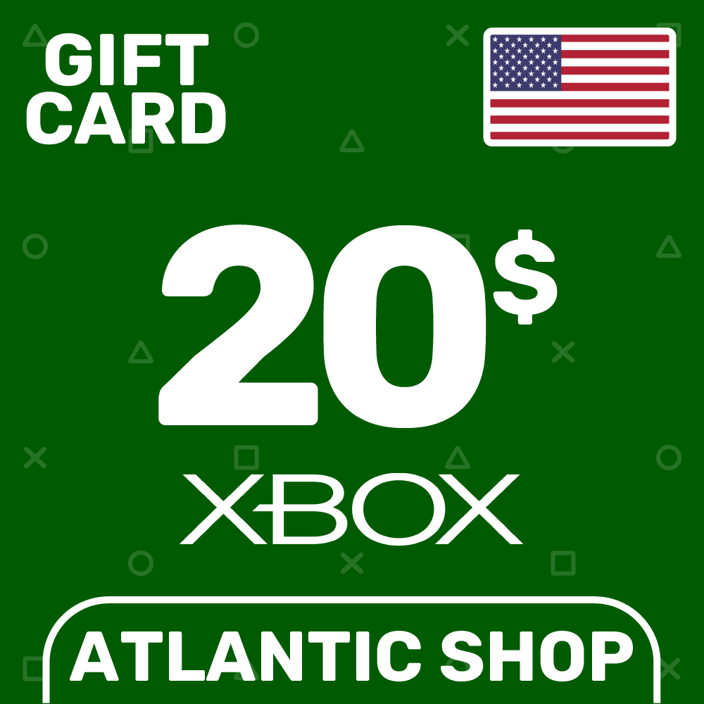 ⭐️Карта Пополнения Xbox 20$ (USD) США
