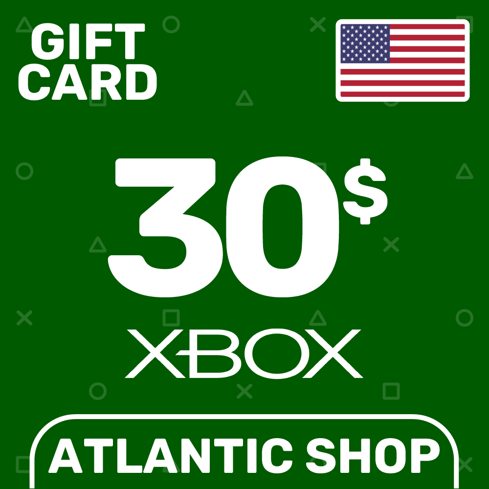 ⭐️Карта Пополнения Xbox 30$ (USD) США
