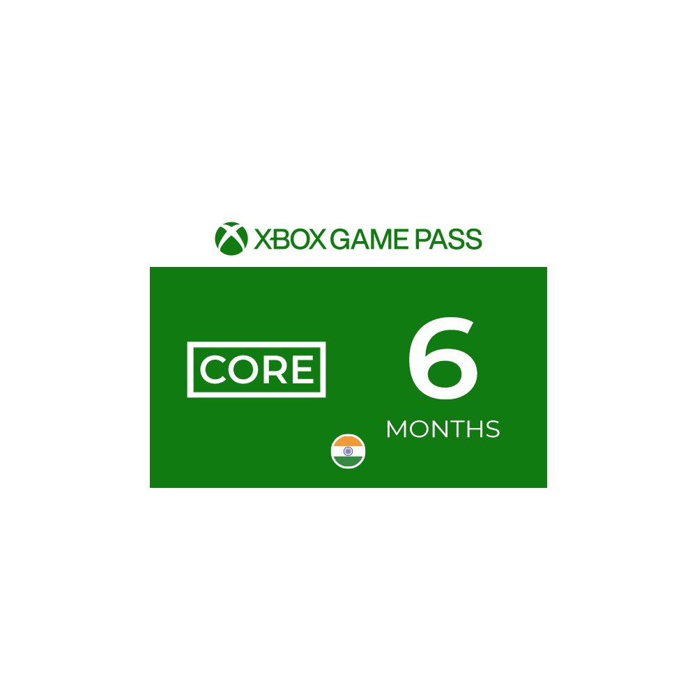 Xbox Game Pass Core на 6 месяцев 🇮🇳🇮🇳 Подарочная ка