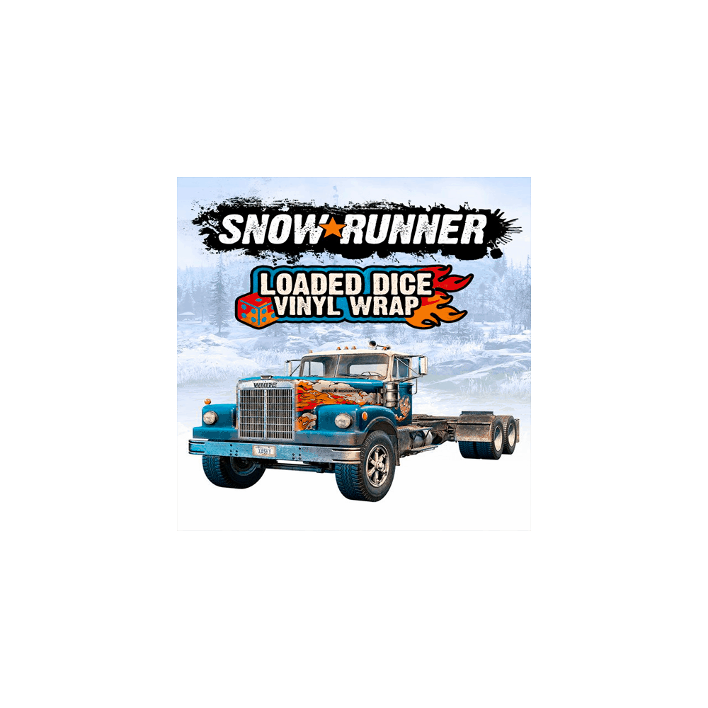 ⚫️SnowRunner - виниловая плёнка Loaded Dice Vinyl Wrap | Epic Games EGS
