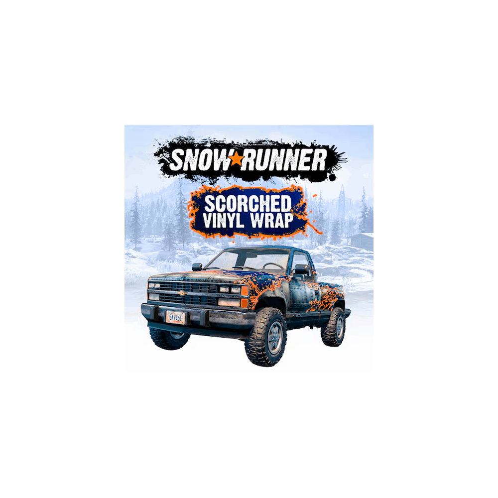 ⚫️SnowRunner - Scorched Vinyl Wrap | ПК Epic Games EGS