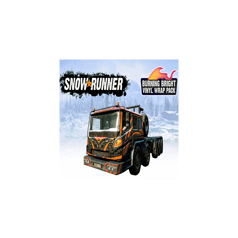⚫️Snowrunner - Burning Bright Vinyl Wrap Pack | ПК Epic Games EGS
