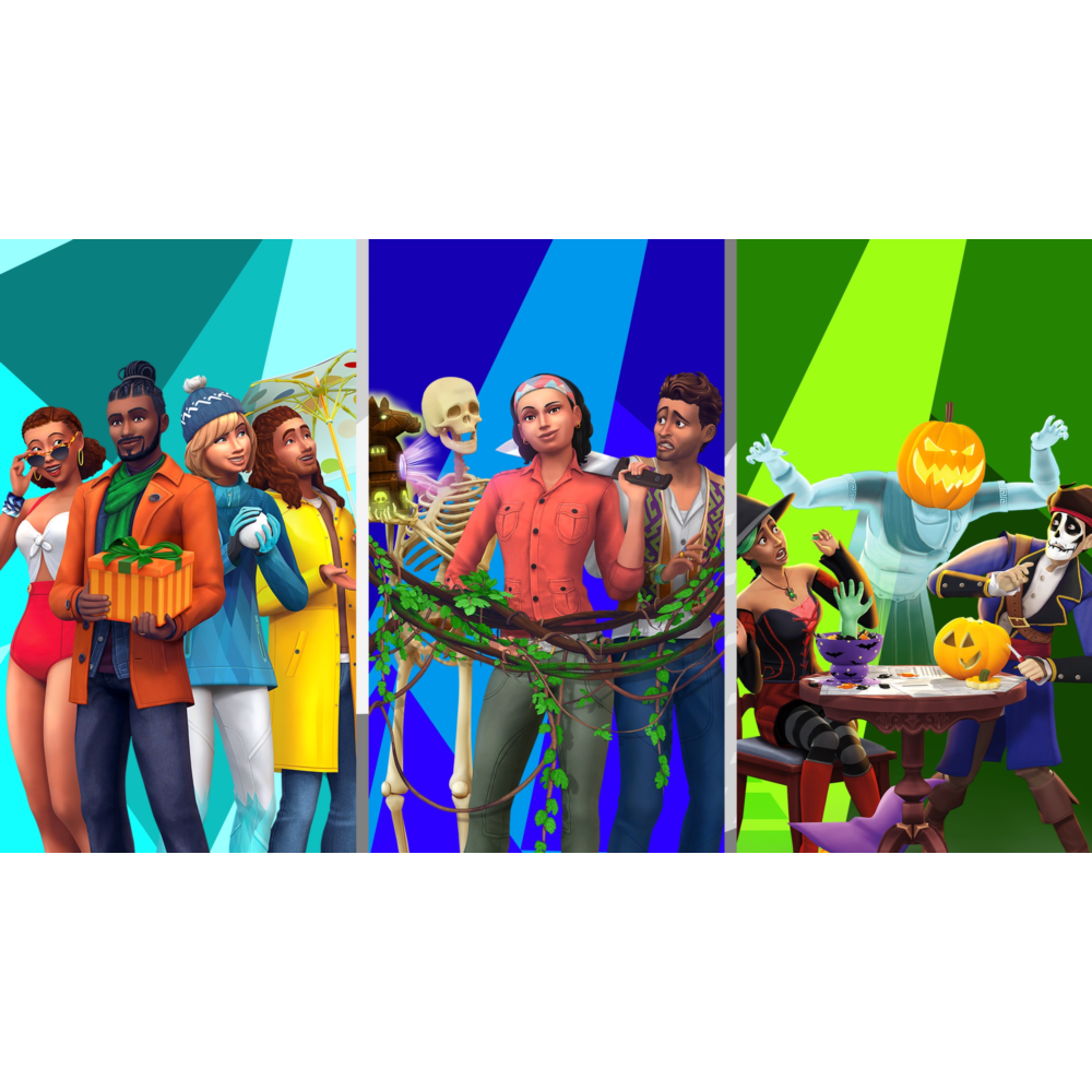 The Sims 4 Bundle  Seasons Jungle Adventure Spooky Stuf