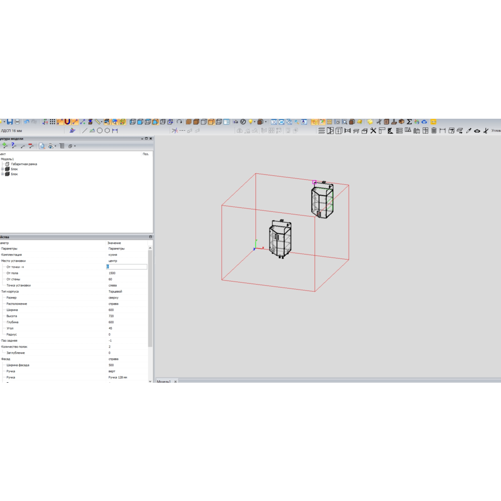 Скрипт кухня угловая для Базис Мебельщик.