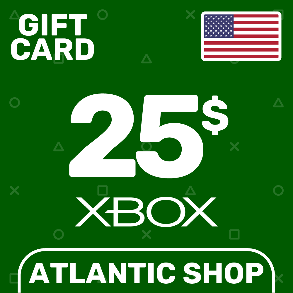 ⭐️Карта Пополнения Xbox 25$ (USD) США