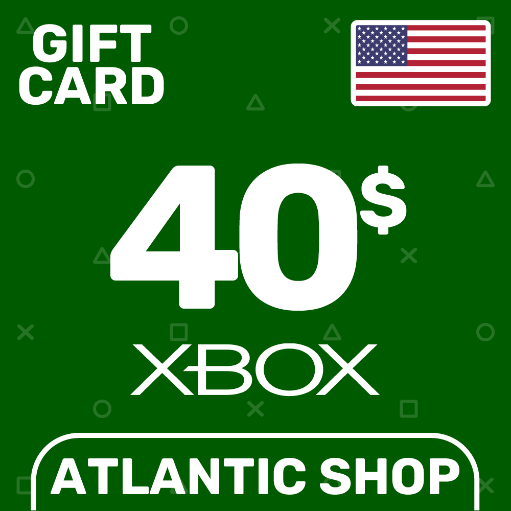 ⭐️Карта Пополнения Xbox 40$ (USD) США