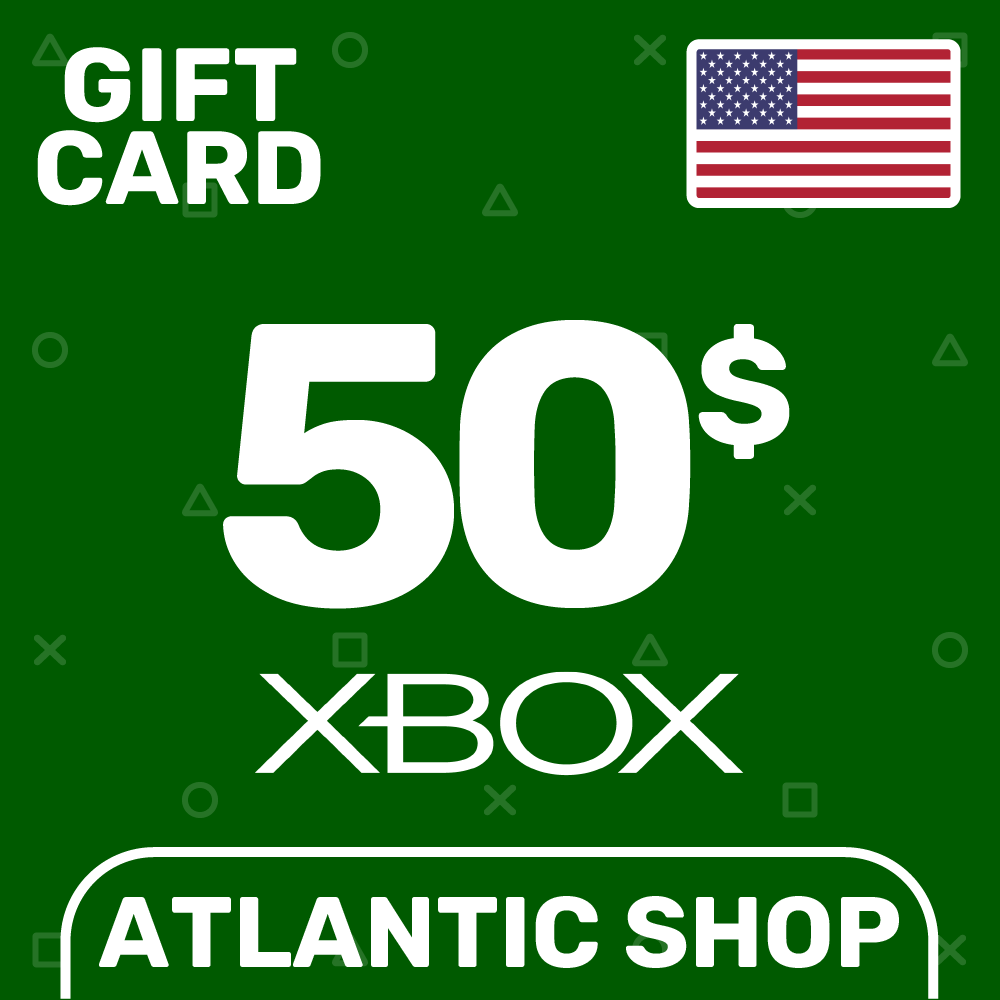 ⭐️Карта Пополнения Xbox 50$ (USD) США