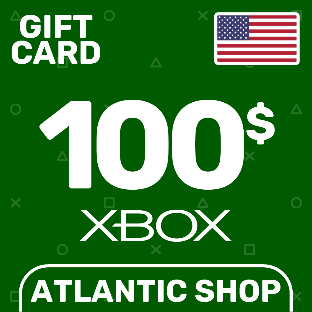 ⭐️Карта Пополнения Xbox 100$ (USD) США