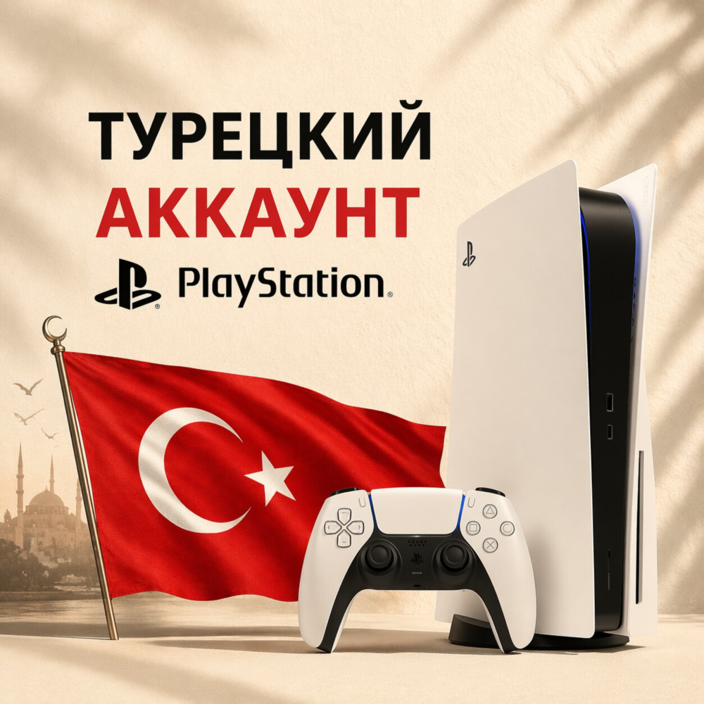 Турецкий аккаунт PSN PS4/PS5 - Аккаунт + почта / Регистрация на вашу почту