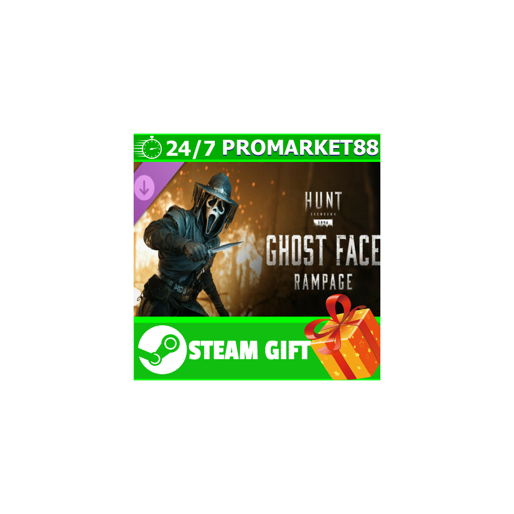 ⭐️ Hunt: Showdown 1896 - Ghost Face Rampage STEAM GIFT
