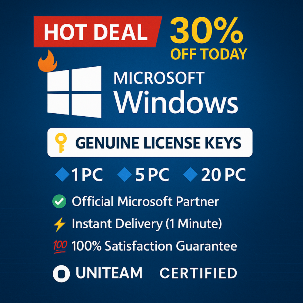 Windows 10-11 Pro/Home 1PC-5PC-20PC Партнёр Microsoft