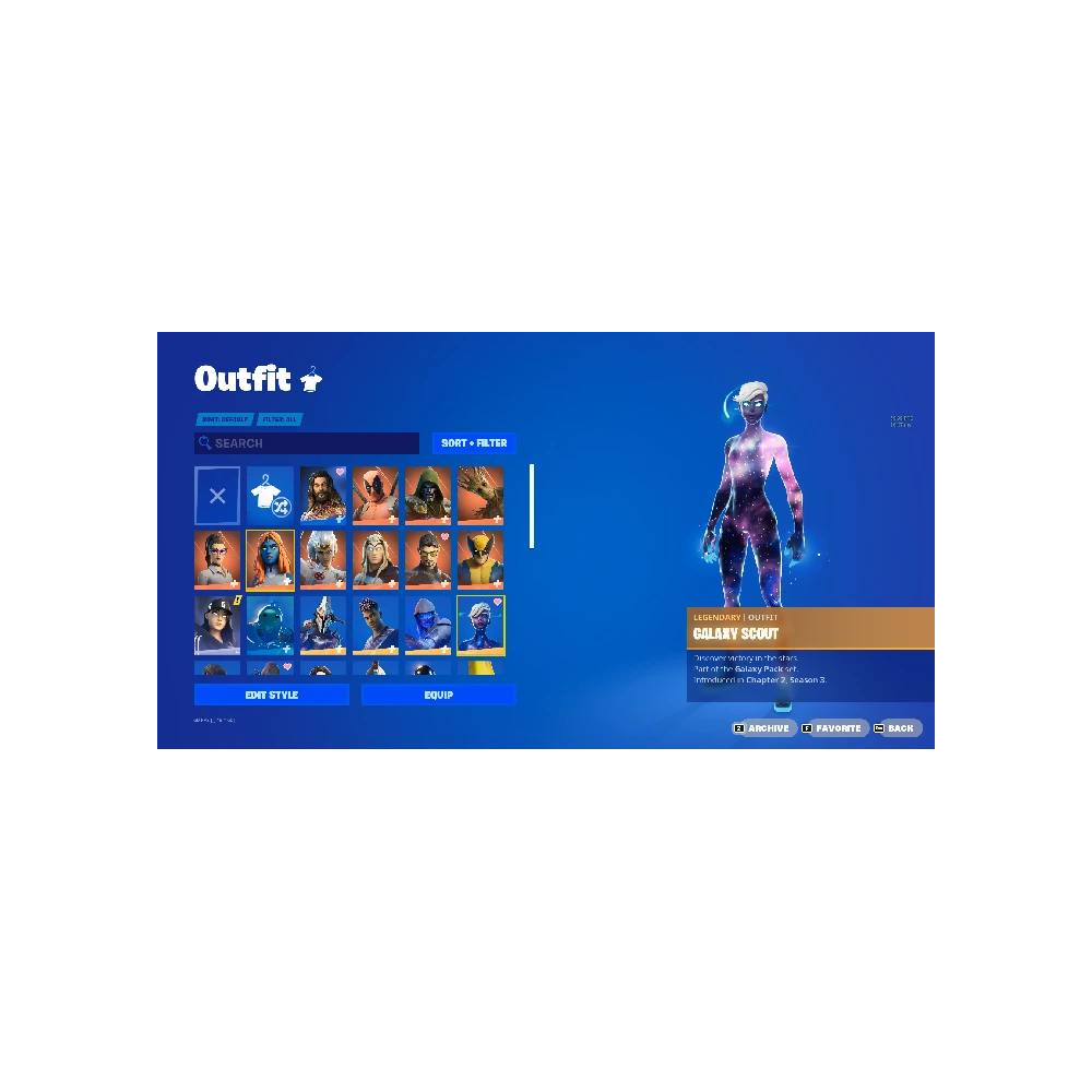 FORTNITE🎮 48+ СКИНОВ АККАУНТ |OG GALAXY SCOUT| + ПОЧТА