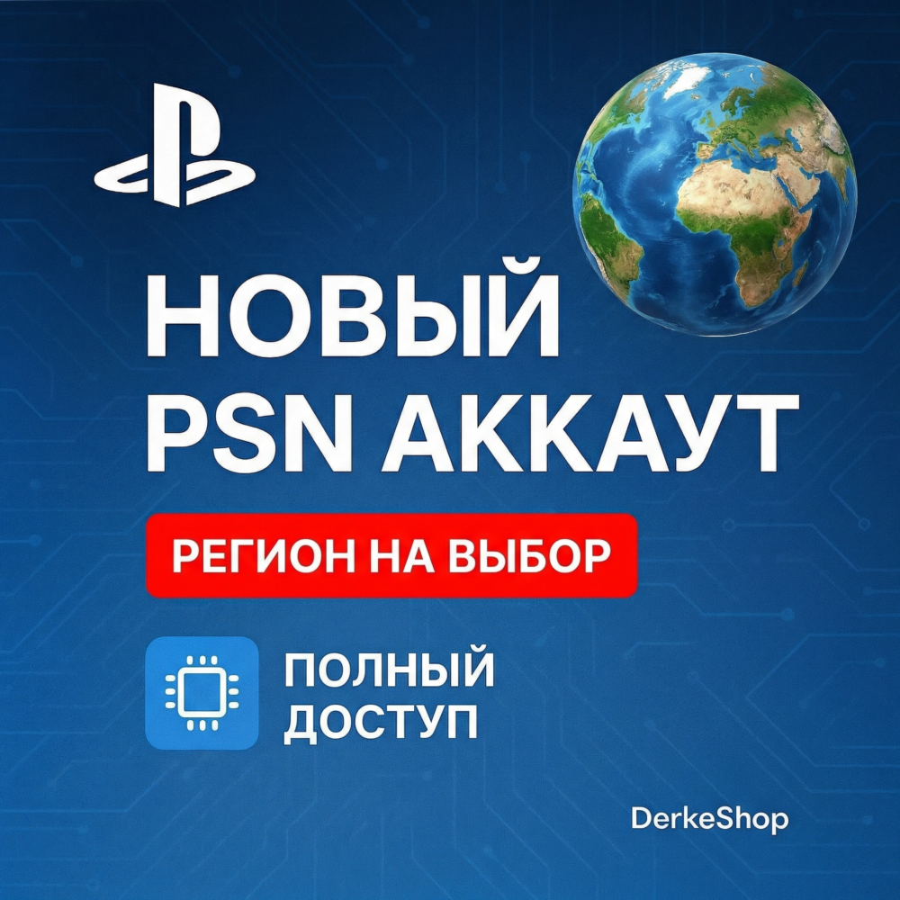 💥 НОВЫЙ PLAYSTATION АККАУНТ Турция | Польша | Украина + 2 страны | 2ФА PSN/PS4/PS5💥