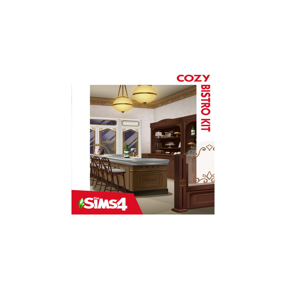 🔴 The Sims™ 4 Cozy Bistro Kit ✅ EGS DLC 🔴 (PC)