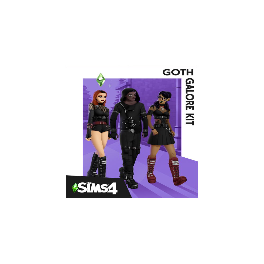 🔴 The Sims™ 4 Goth Galore Kit ✅ EGS DLC 🔴 (PC)