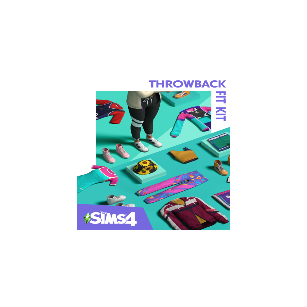🔴 The Sims™ 4 Throwback Fit Kit ✅ EGS DLC 🔴 (PC)