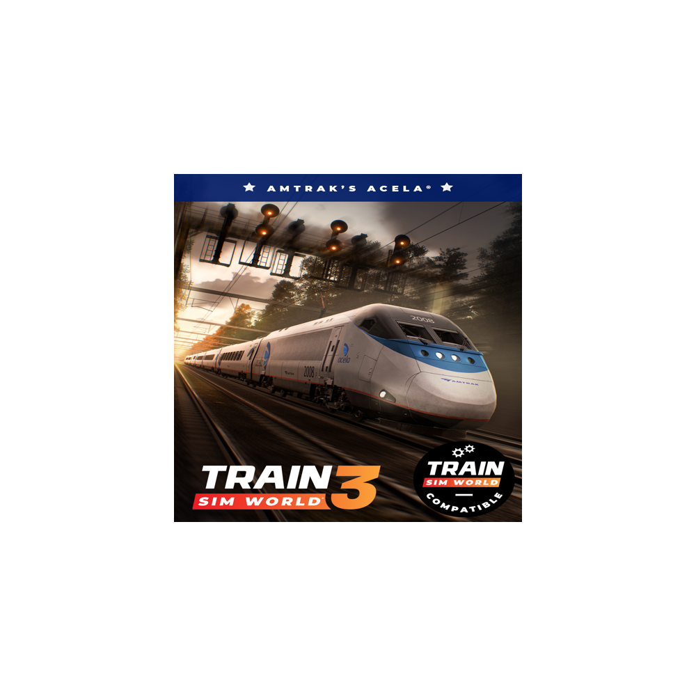 🔴 Train Sim World® 4 Compatible: Amtrak's Acela® ✅ EGS