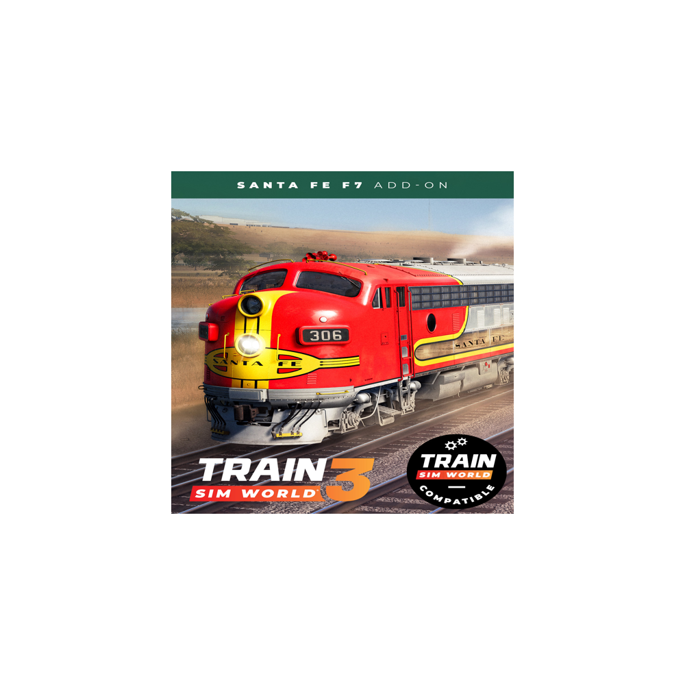 🔴 Train Sim World® 4 Compatible: Santa Fe F7 ✅ EGS DLC
