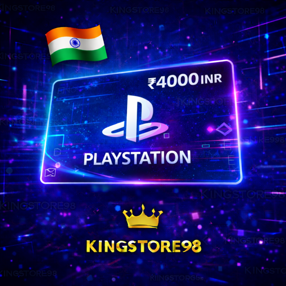 💎🔰Playstation Network 4000 INR Gift Card💳0%💎