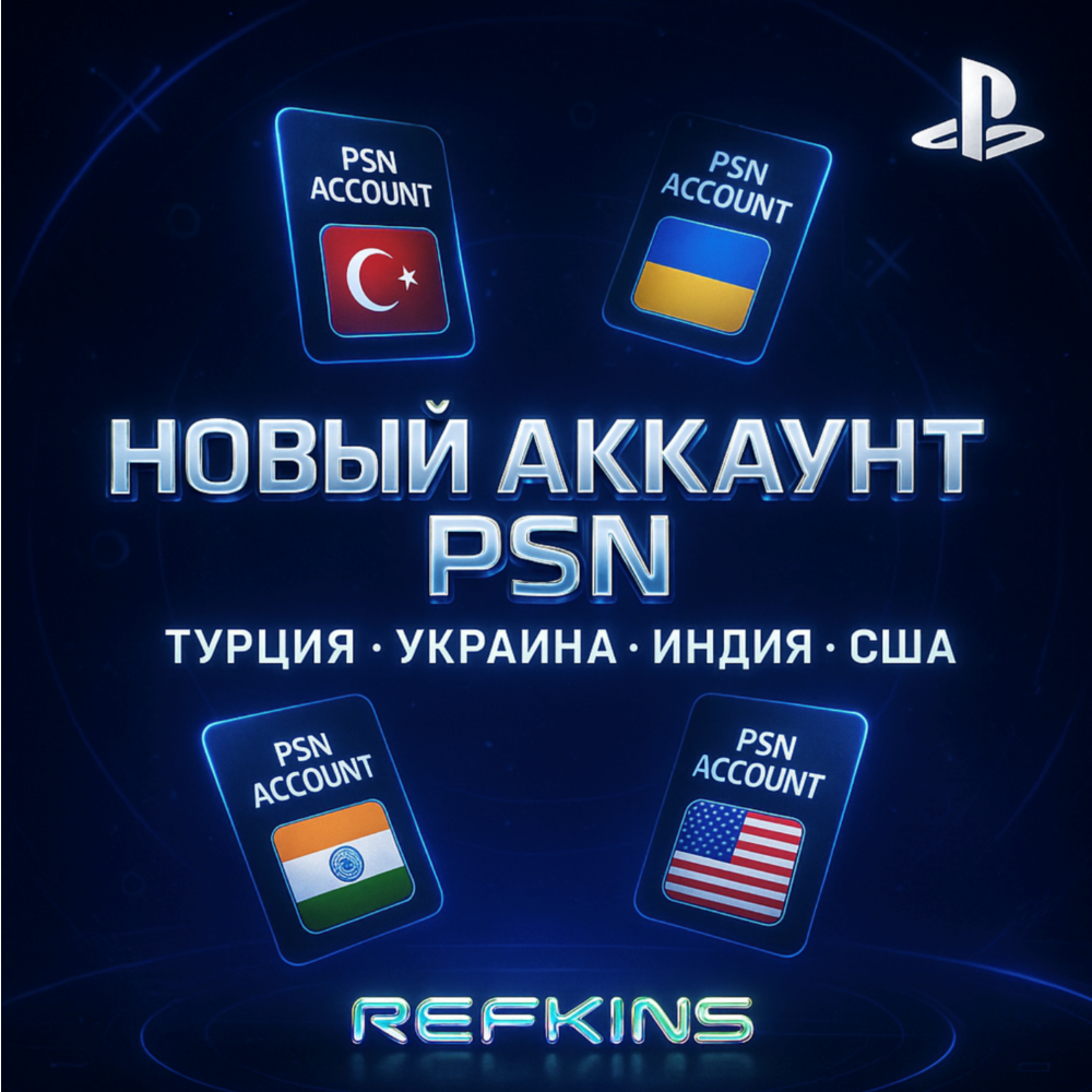 НОВЫЙ АККАУНТ PSN | ТУРЦИЯ УКРАИНА ИНДИЯ США ТУРЕЦКИЙ