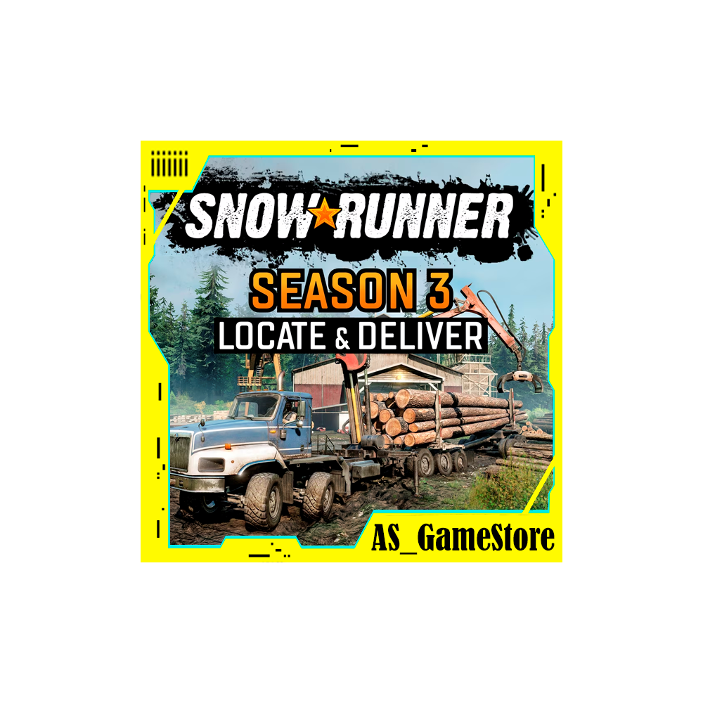 🔵SnowRunner - Сезон 3 Locate & Deliver / Сноураннер | PS4/PS5 Турция Украина