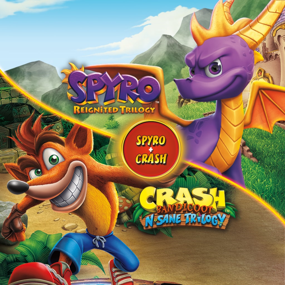 Набор Spyro™ + Crash Remastered PS4 ПСН PLAYSTATION