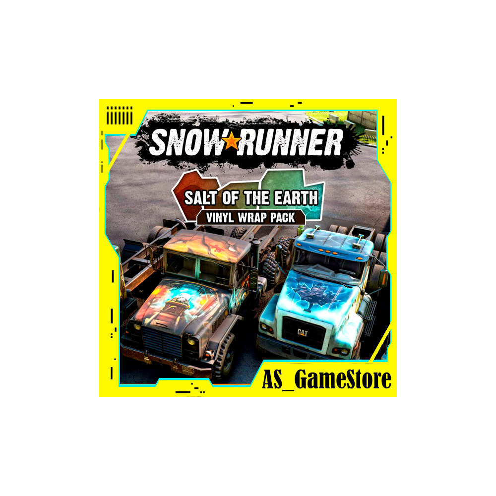 🔵SnowRunner - Salt of the Earth Vinyl Wrap Pack | PS Турция Украина