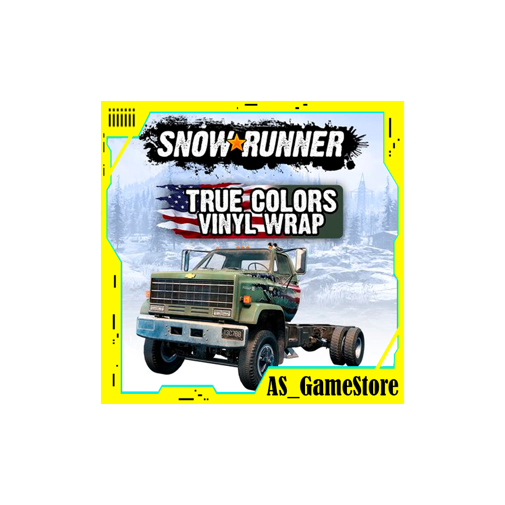 🔵SnowRunner - True Colors Vinyl Wrap | PS Турция Украина