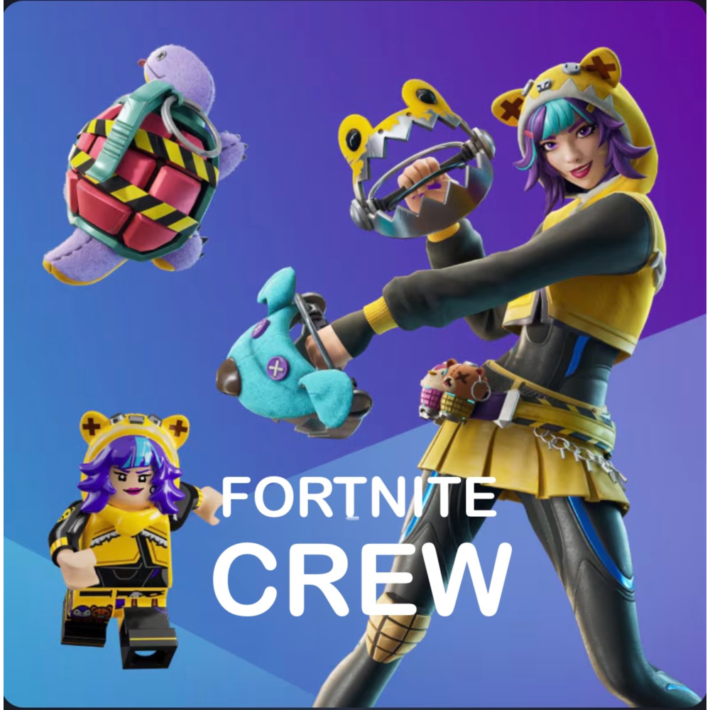 ⭐FORTNITE CREW | БП + 1000 В-Баксов | Epic | PS | XBOX⭐