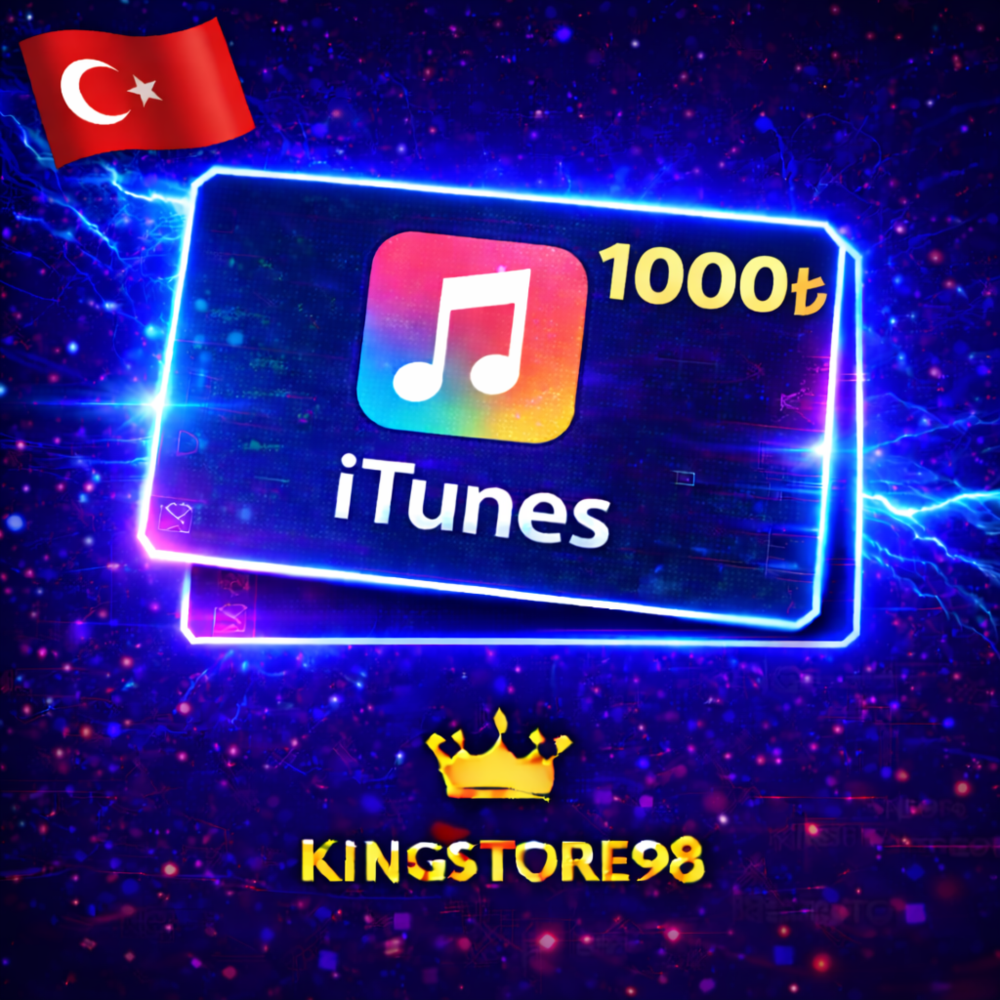 🍏🇹Подарочная карта Apple iTunes 1000 TRY Турция🇹🇷🍏