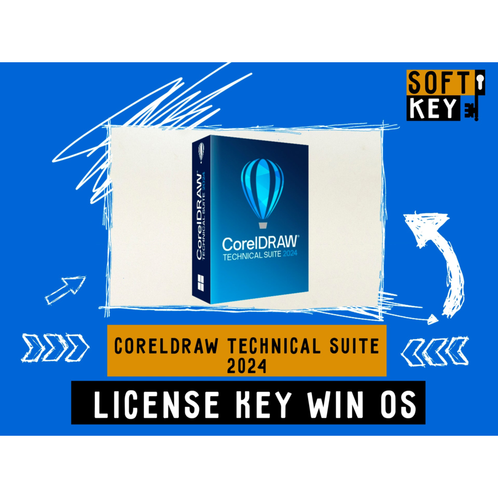 Ключ CorelDraw Technical Suite 2024 бессрочный для Win