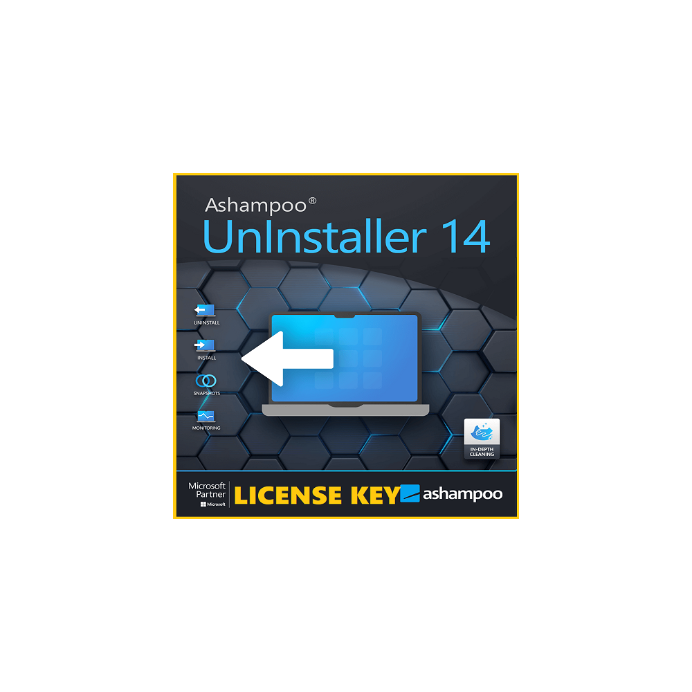 Ashampoo Uninstaller 14 Ключ лицензии. Предназначен для полного удаления программ