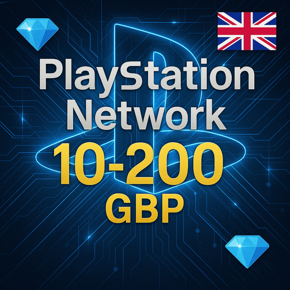 💎 PlayStation Код PSN 10-20-50-100-150-200 GBP 💎