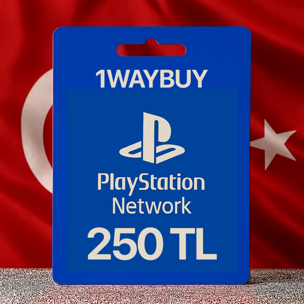 ТУРЦИЯ PlayStation Netwoк 250 TRY Подарочная карта код